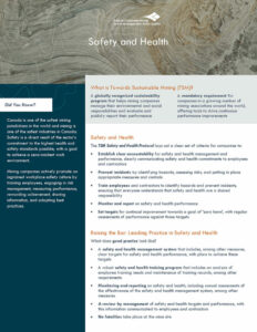 Protocols & Guides - The Mining Association of Canada